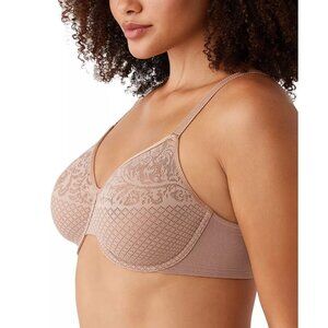 NWT Wacoal Visual Effects Minimizer Bra Rose Pink 40DD